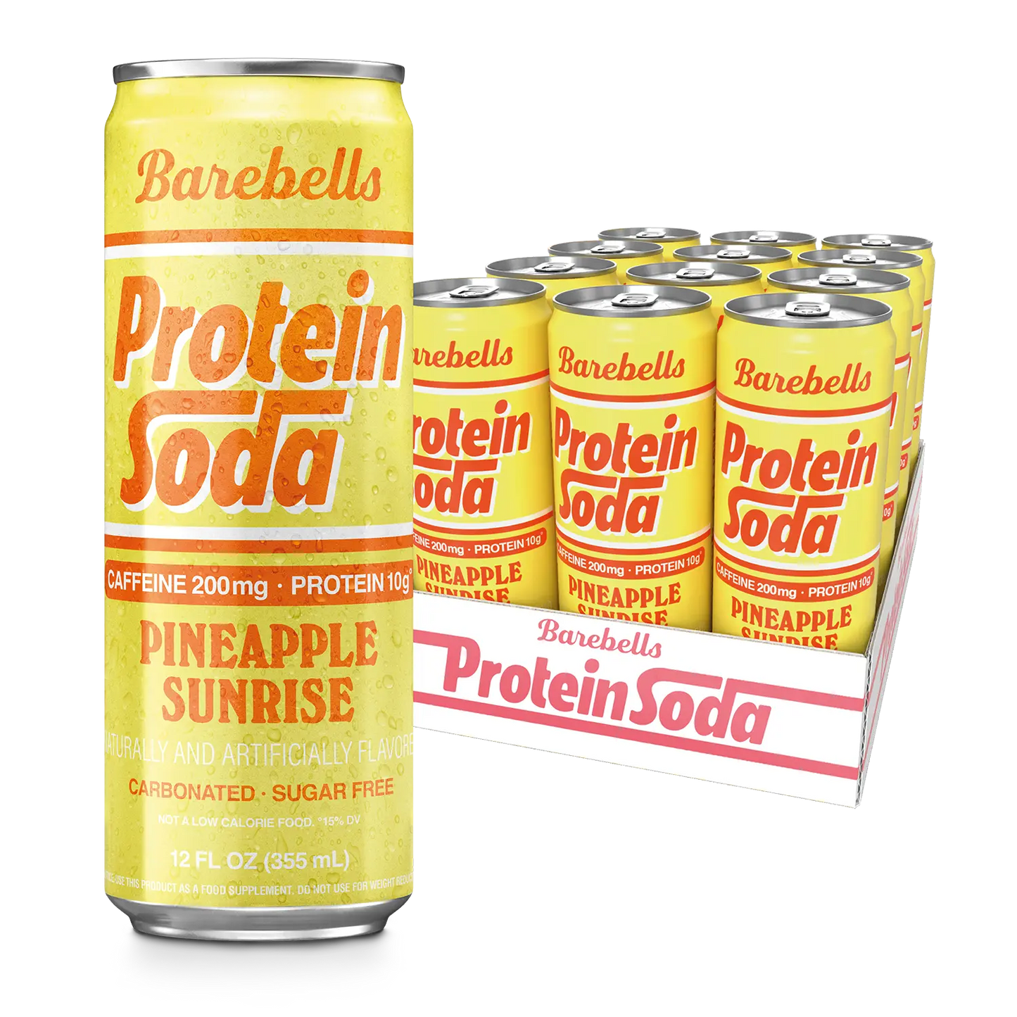 Barebells Protein Soda Pineapple Sunrise