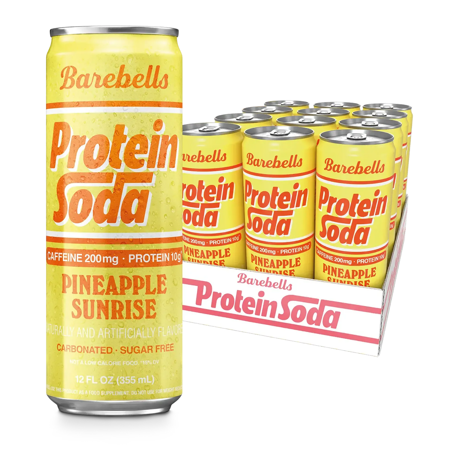 Barebells Protein Soda Pineapple Sunrise