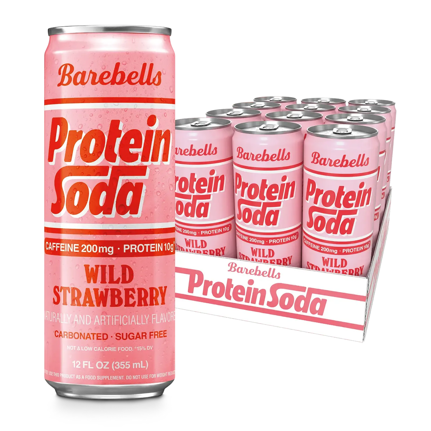 Barebells Protein Soda Wild Strawberry