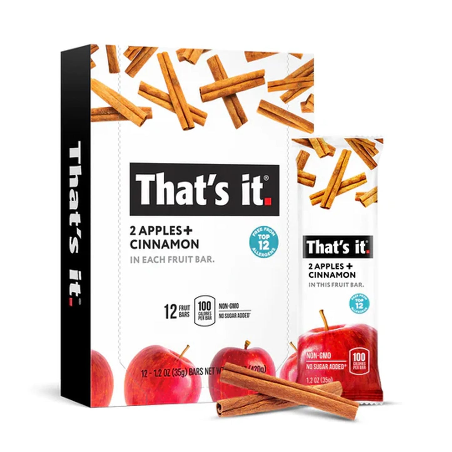 Apple + Cinnamon Fruit Bars