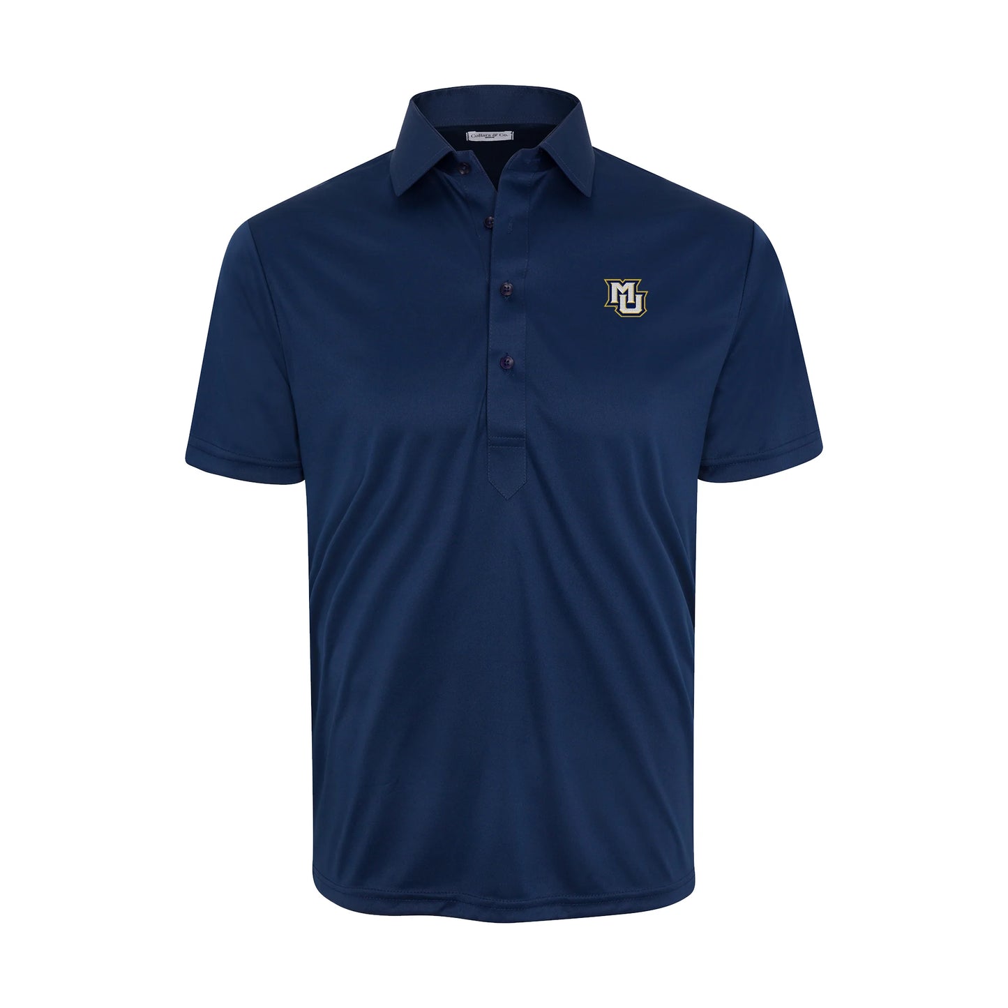 Marquette Semi-Spread Collar Polo Navy