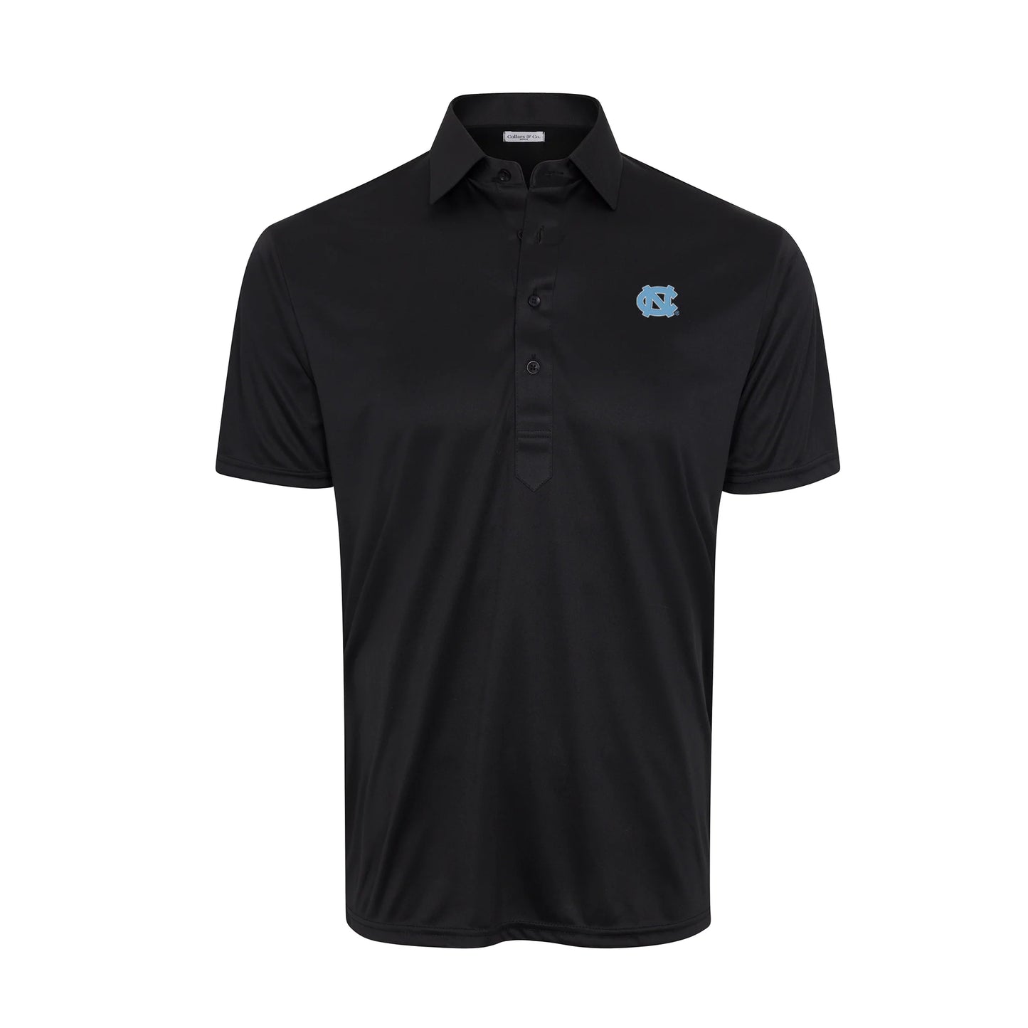 North Carolina Semi-Spread Collar Polo Black