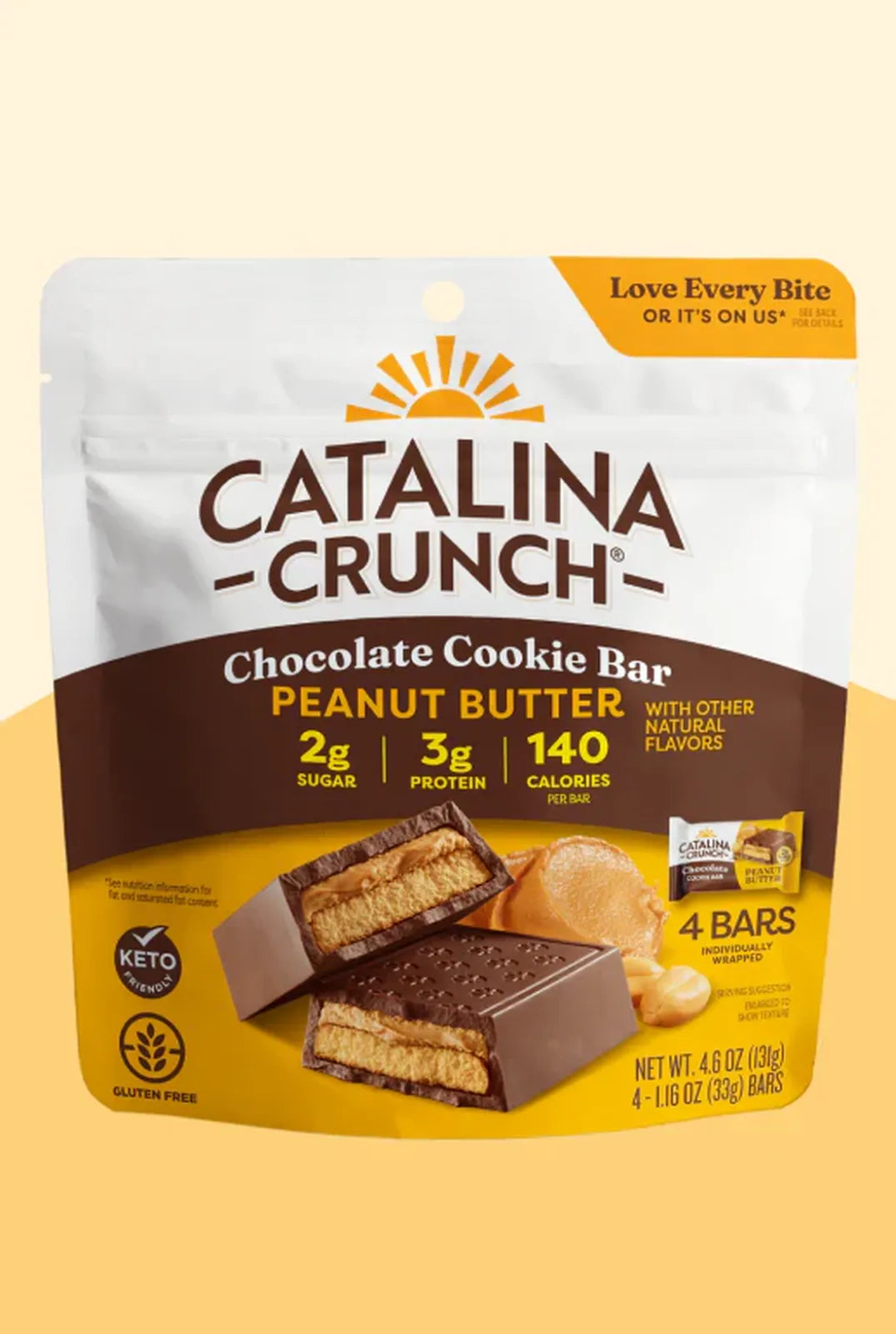 Chocolate Cookie Bars (peanut butter)