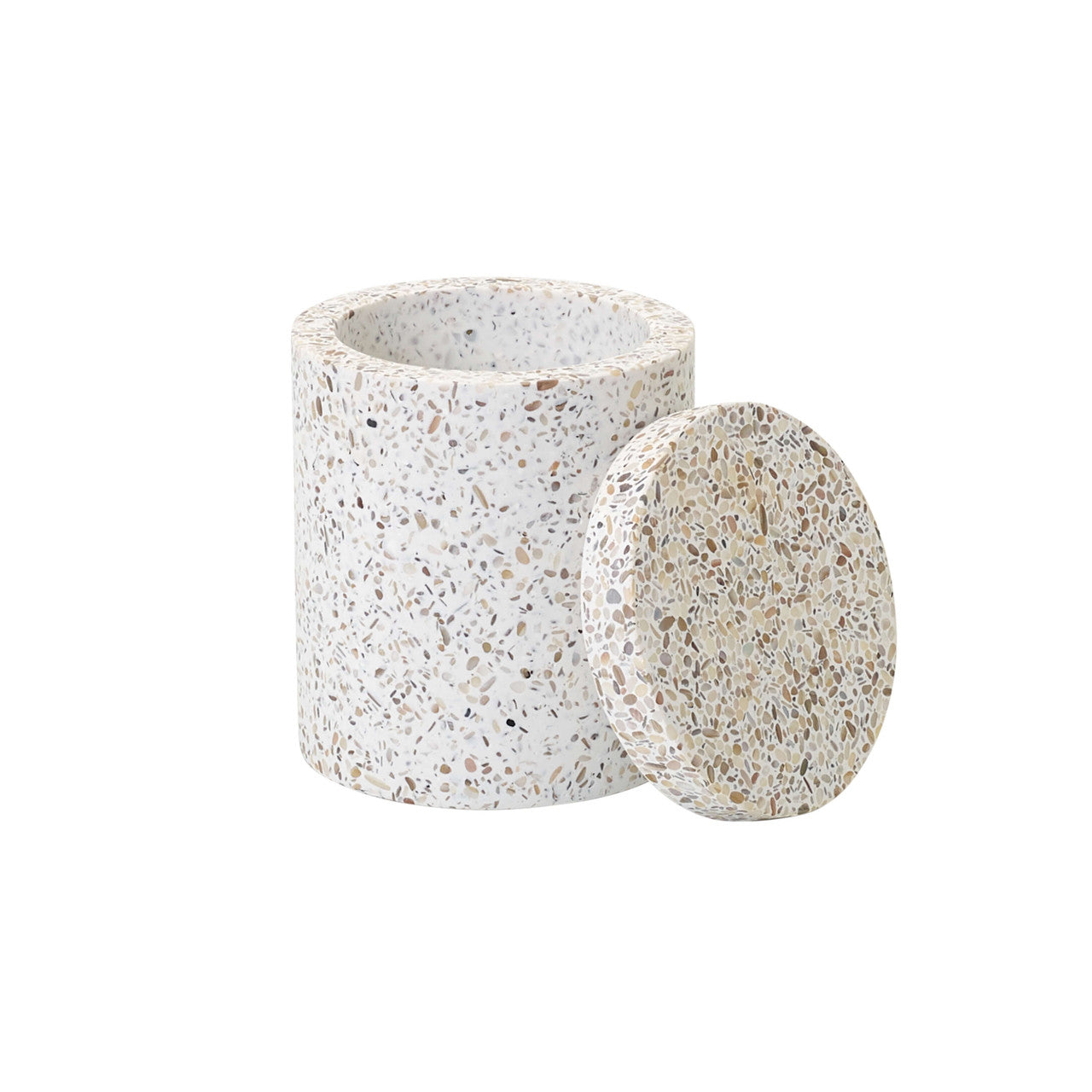 Terrazzo Cotton Ball Holder