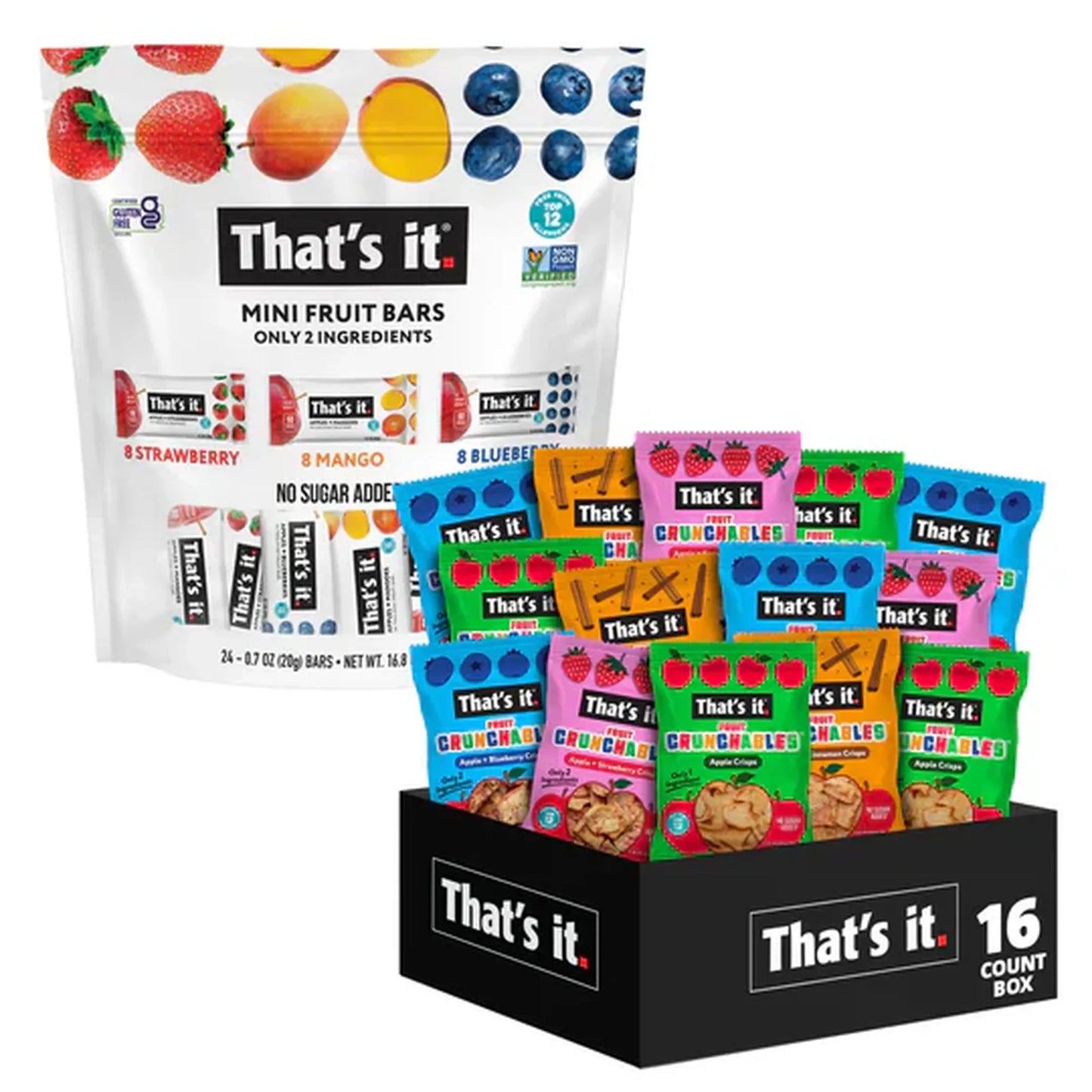 Fruit Crunchables & Mini's Variety Bundle Box