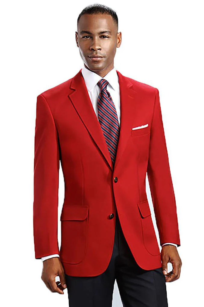 Men's Red Blazer