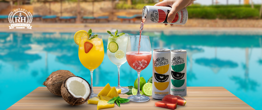 Hotel signature drinks with local ingredients