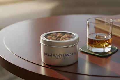 Almonds, Smoked, Tin Round Window Medium 48ct/5.5oz