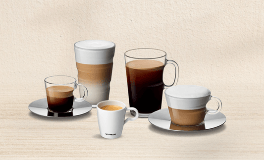 NESPRESSO CUPS AND SAUCERS