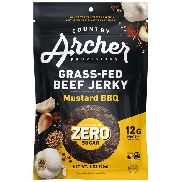 Zero Sugar Mustard BBQ Beef Jerky