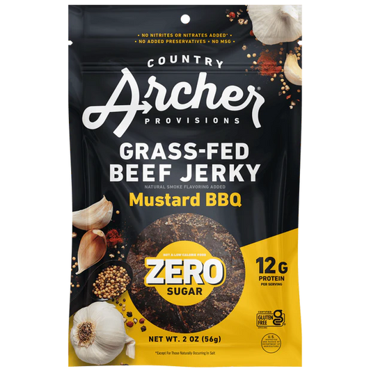 Zero Sugar Mustard BBQ Beef Jerky