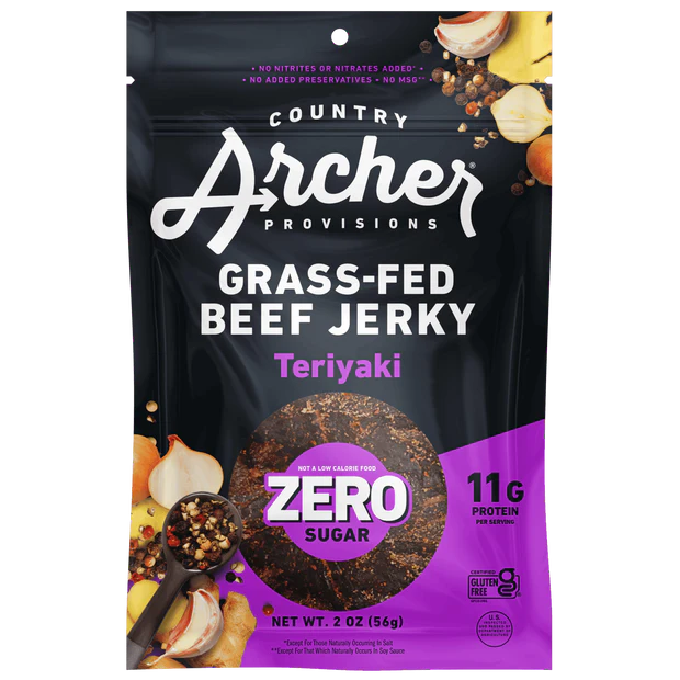 Zero Sugar Teriyaki Beef Jerky