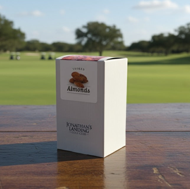 Almonds, Smoked, 5" White Box 48ct/4oz