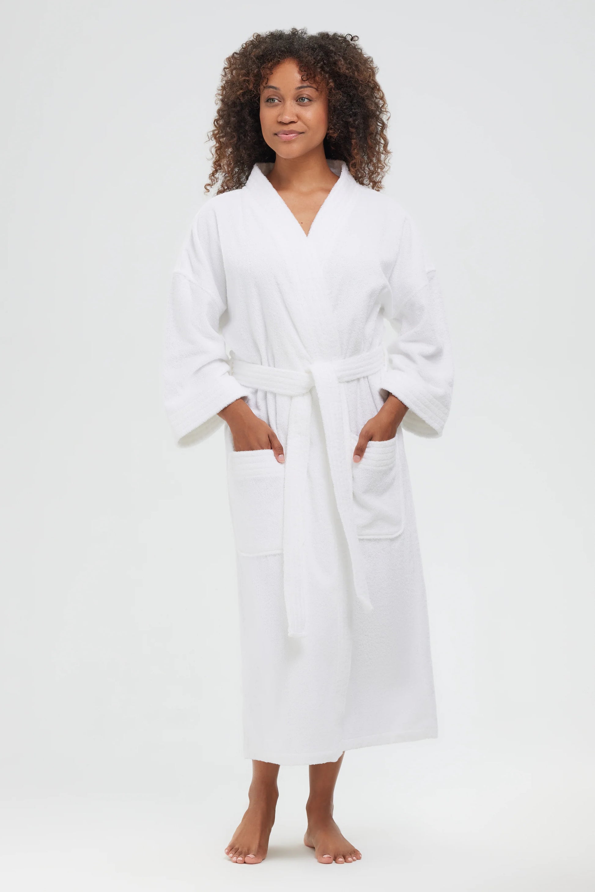 11oz. Basic Loop Terry Kimono Robe – Rotary Hospitality