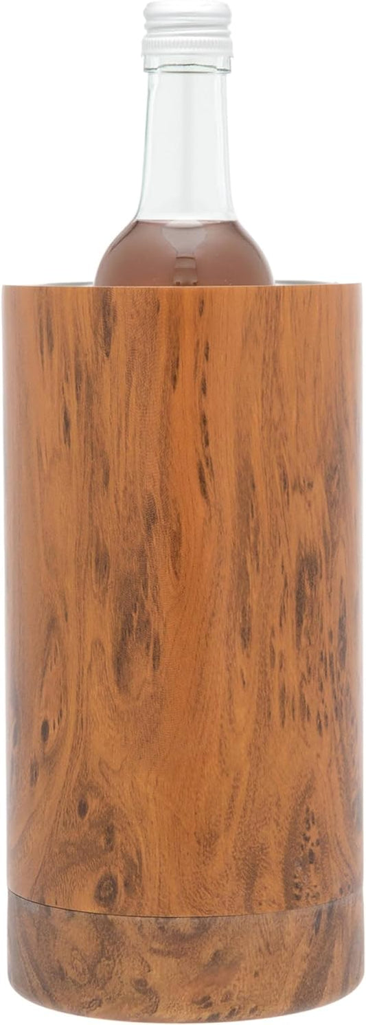 Cambridge Wood Decal Insulated Wine Chiller, 1 Count, No Color
