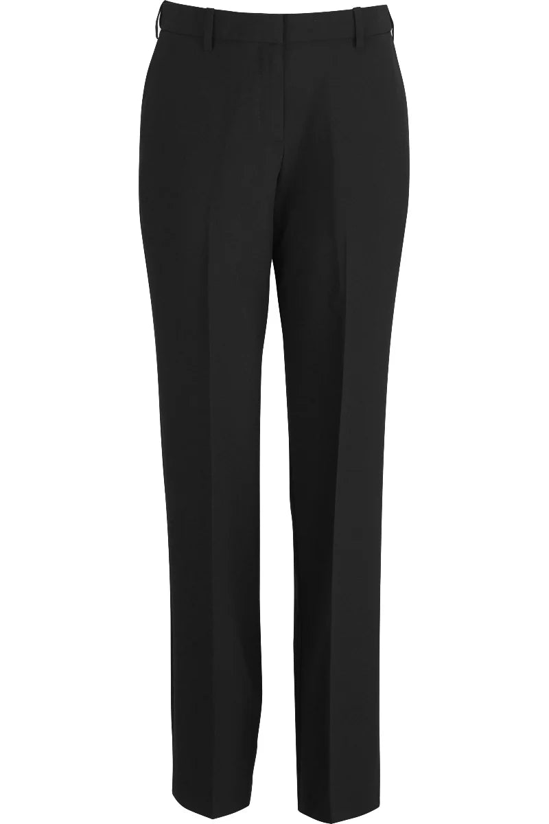 Ladies' Essential Flat Front Pant - Black