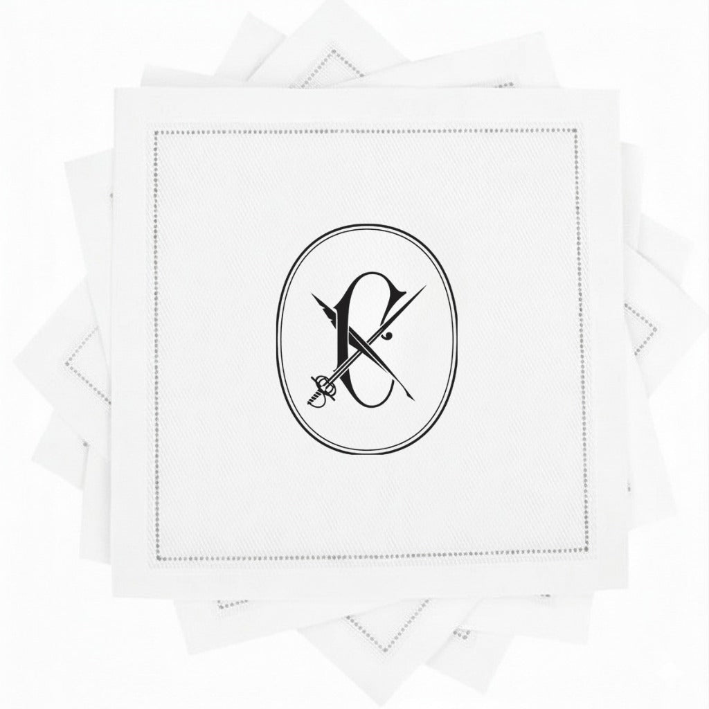 Servilletas de tela para cóctel de 5 estrellas