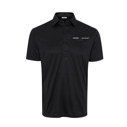 Arrow McLaren Semi-Spread Collar Polo Black