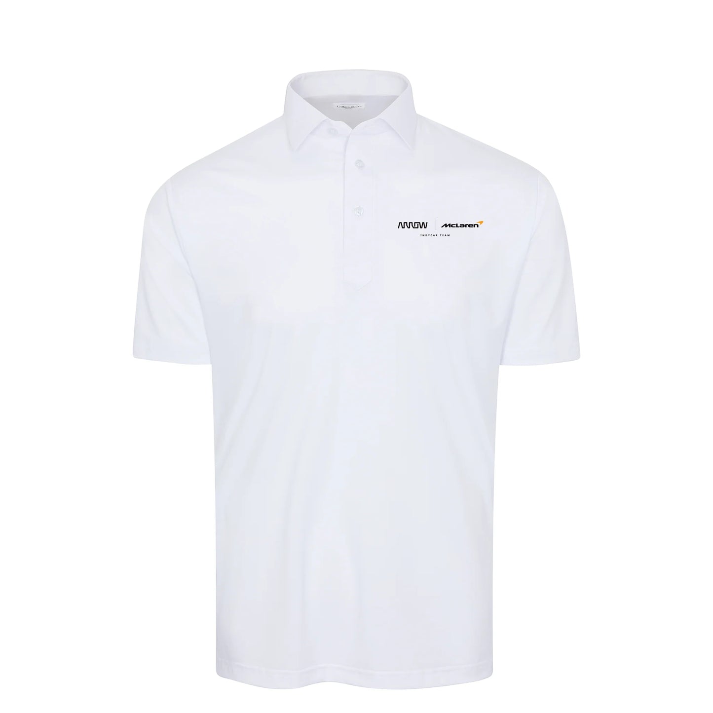 Arrow McLaren Semi-Spread Collar Polo White