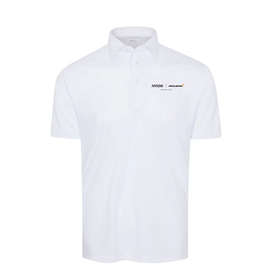 Arrow McLaren Semi-Spread Collar Polo White