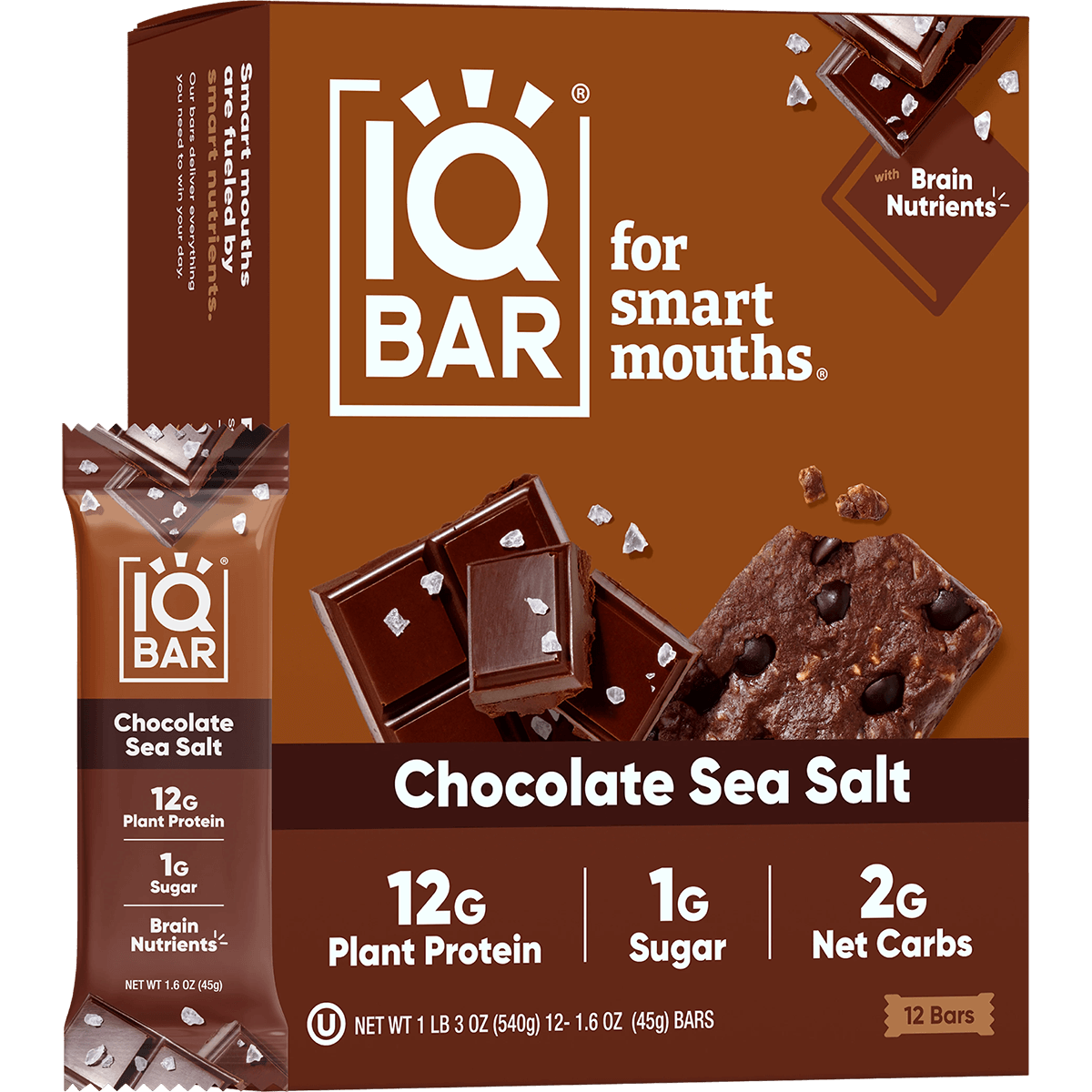 Sal marina de chocolate (12 barras)