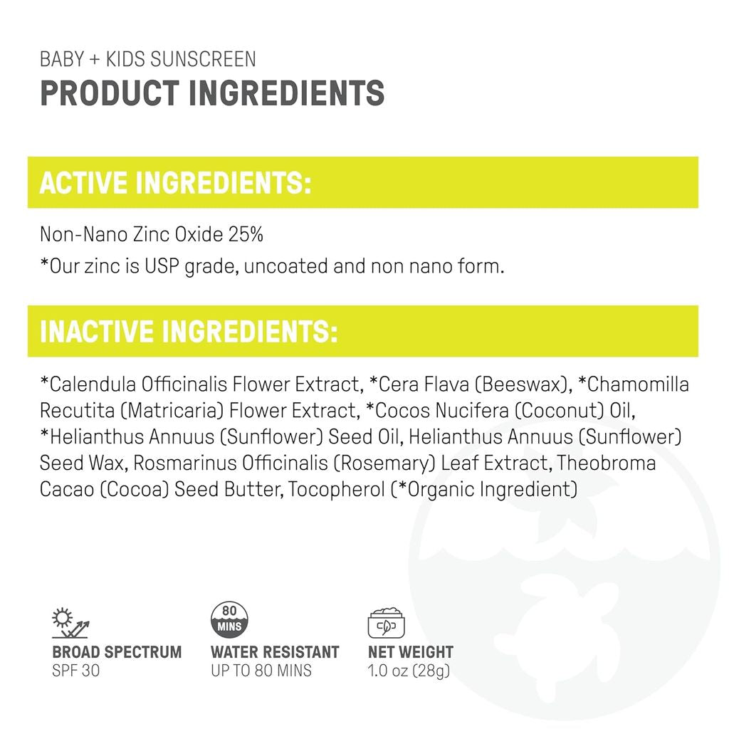 SPF 30 Baby+Kids Stick (1oz)