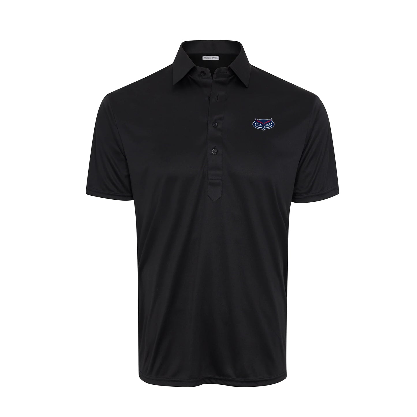 Florida Atlantic Semi-Spread Collar Polo Black
