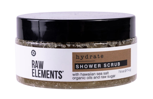 Hydrate Shower Scrub – Hawaiian Sea Salt & Raw Sugar