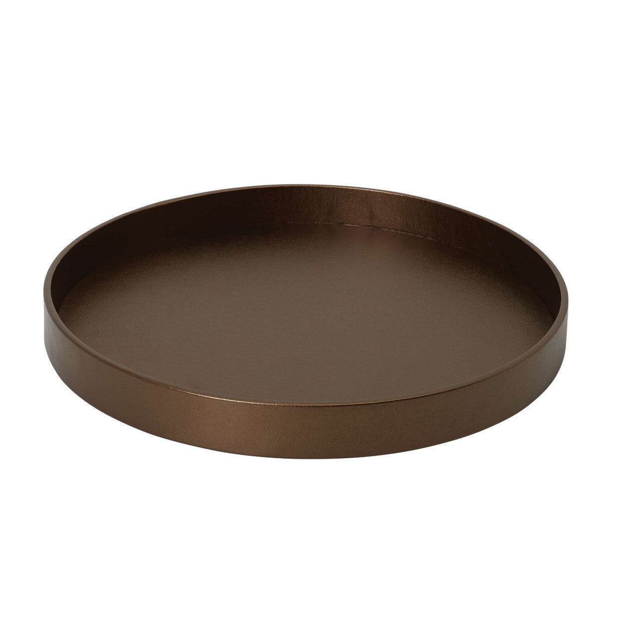 Bandeja metálica redonda