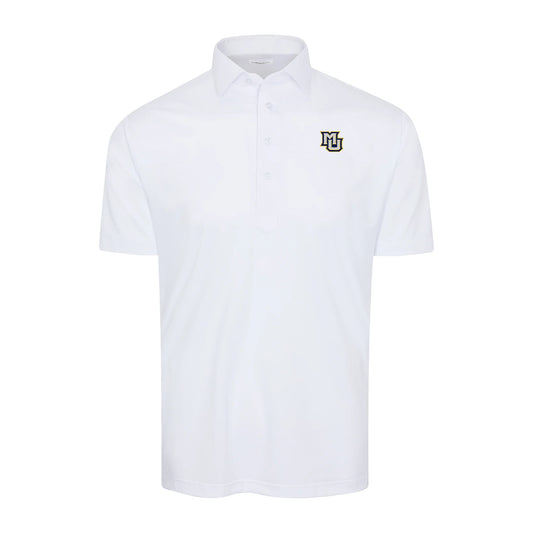 Marquette Semi-Spread Collar Polo White