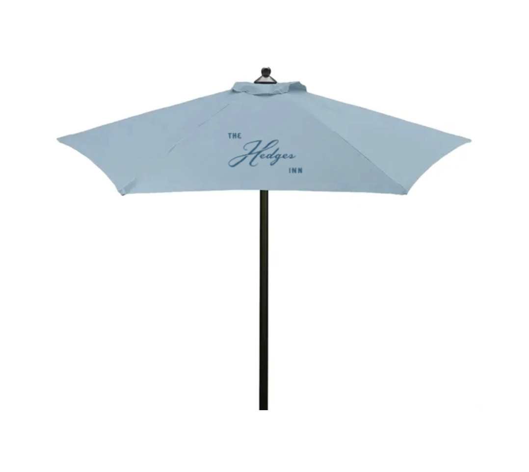 7' Steel Market Umbrella Kit (1 Imprint)