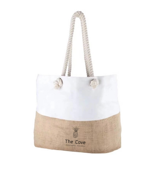 Santorini Canvas Tote Bag