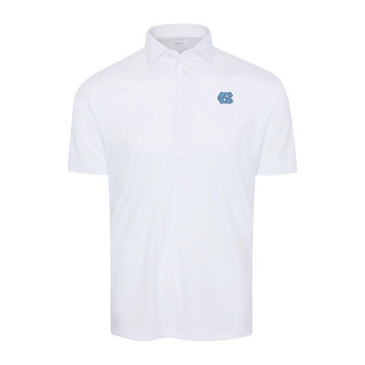 North Carolina Semi-Spread Collar Polo White
