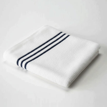 Oxford Premium Navy Stripe Gym Towels