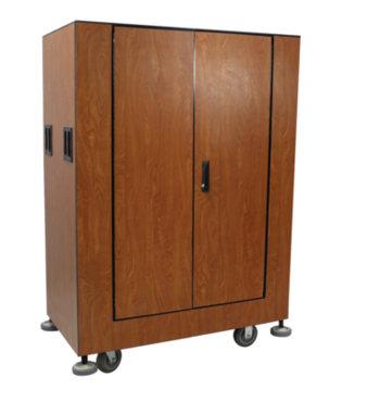 Designer Storage Cart, 48 cu ft, Empire Mahogany