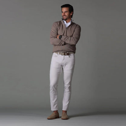 Collars & Co. Apparel - Original Fit Semi-Spread Dress Collar Polo White