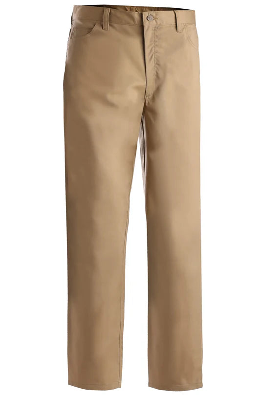 Men's Tan Rugged Comfort Flat Front Pant
