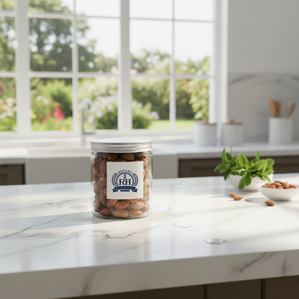 Almonds, Smoked, Medium Flint Jar 24ct/5.6oz