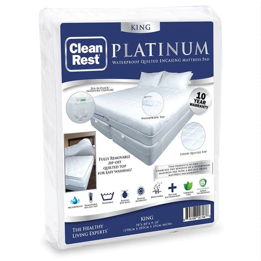 Mattress Protector - Clean Rest Platinum Mattress Encasement