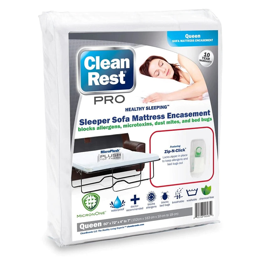 Mattress Protector - Clean Rest Pro Sleeper Sofa Mattress Encasement