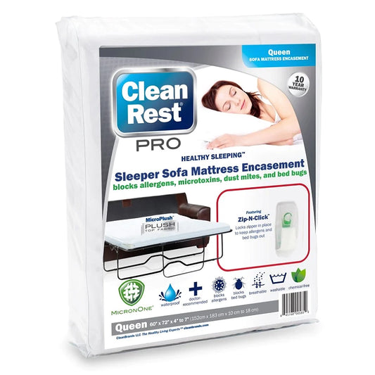 Mattress Protector - Clean Rest Pro Sleeper Sofa Mattress Encasement