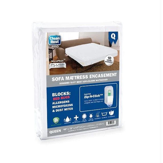 Mattress Protector - Clean Rest Pro Sleeper Sofa Mattress Encasement