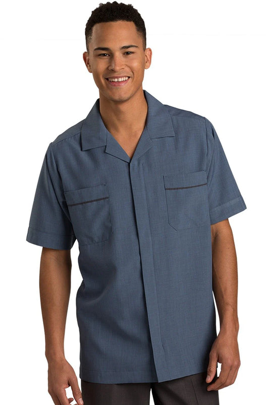Men's Pinnacle Service Shirt - Riviera Blue