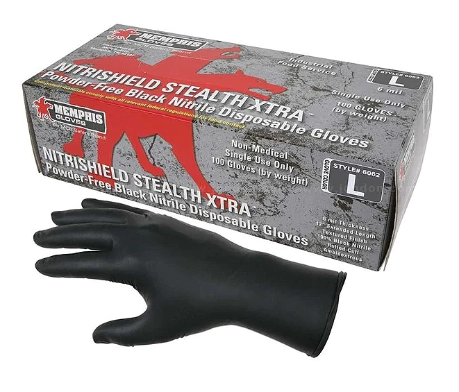 Nitrile Gloves - Black