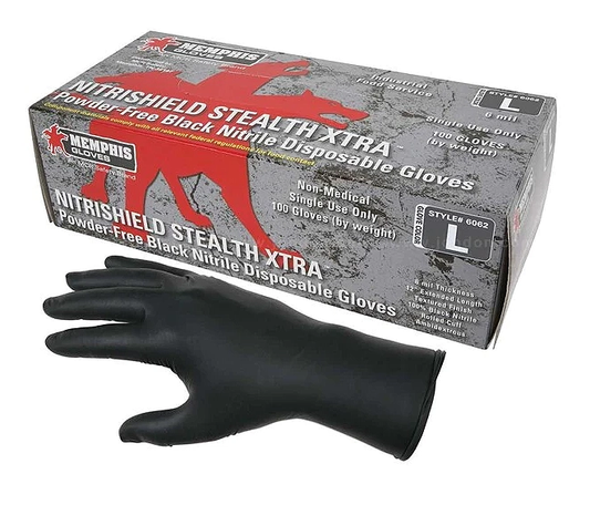 Nitrile Gloves - Black