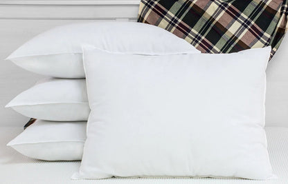 Almohada de cama estándar antimicrobiana ultra fresca con funda de algodón