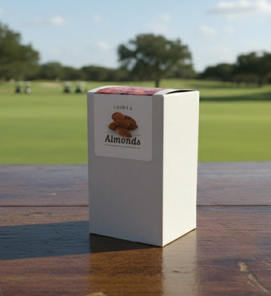 Almonds, Smoked, 5" White Box 48ct/4oz